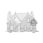 Tudor House Plan Front of Home - Yoders European Home 060D-0179 - Shop House Plans and More