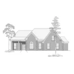 Traditional House Plan Front of Home - 060D-0197 - Shop House Plans and More