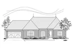 Ranch House Plan Front of Home - 060D-0219 - Shop House Plans and More