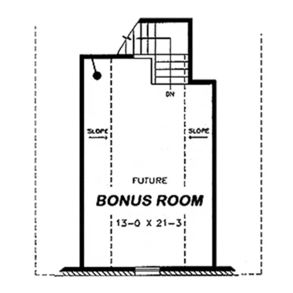 Rustic House Plan Second Floor - Hyland European Ranch Home 060D-0229 - Shop House Plans and More