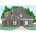 Ranch House Plan Front of Home - Hellmont Two-Story Home 060D-0232 - Shop House Plans and More