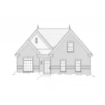 Rustic House Plan Front of Home - Maculay Bay Ranch Home 060D-0235 - Shop House Plans and More