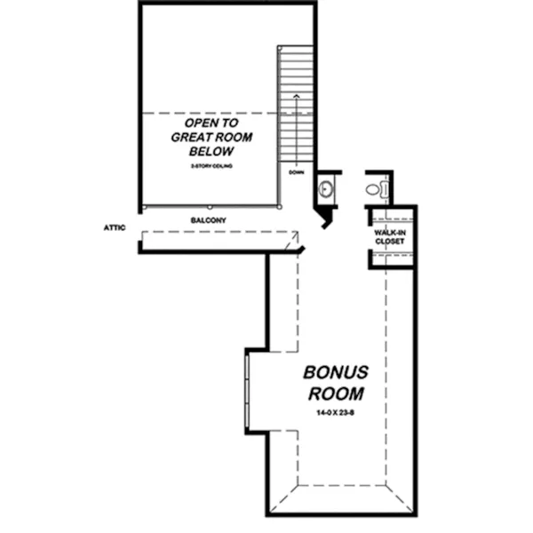 Rustic House Plan Second Floor - James Bay European Home 060D-0251 - Shop House Plans and More