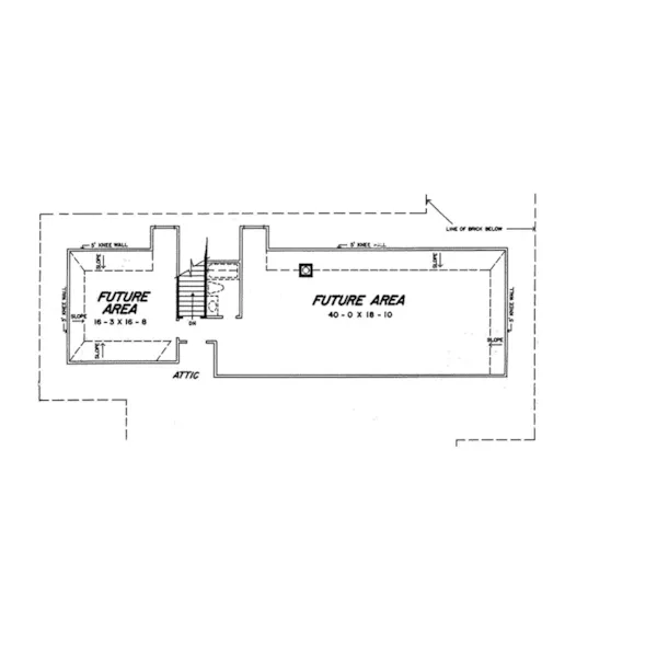 Traditional House Plan Second Floor - Abbey Harbor Ranch Home 060D-0261 - Shop House Plans and More