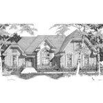 Ranch House Plan Front of Home - Macklyn Cove Ranch Home 060D-0272 - Shop House Plans and More