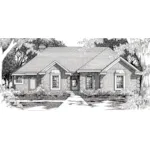 Traditional House Plan Front of Home - 060D-0277 - Shop House Plans and More