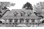 Southern Plantation House Plan Front of House 060D-0279
