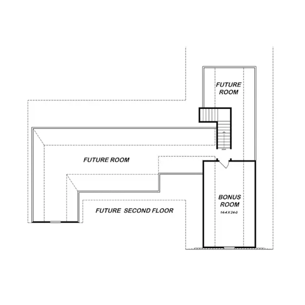 European House Plan Second Floor - Sugarbrook Country Home 060D-0282 - Shop House Plans and More