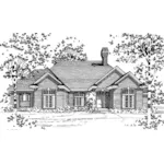 Ranch House Plan Front of Home - Verrado Ranch Home 060D-0286 - Shop House Plans and More