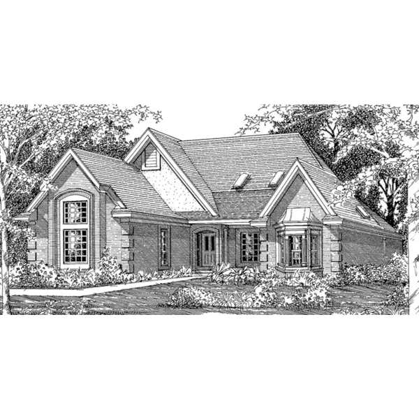 Front of Home - Underwood Ranch Home 060D-0287 - Shop House Plans and More