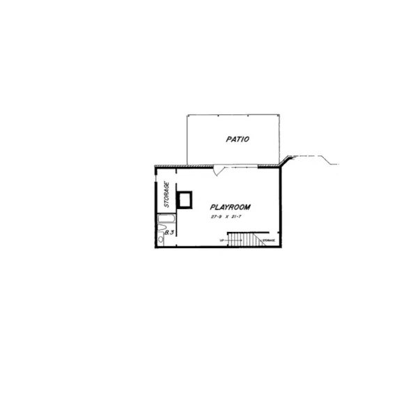 Traditional House Plan Second Floor - Sweetbrook Traditional Home 060D-0290 - Shop House Plans and More