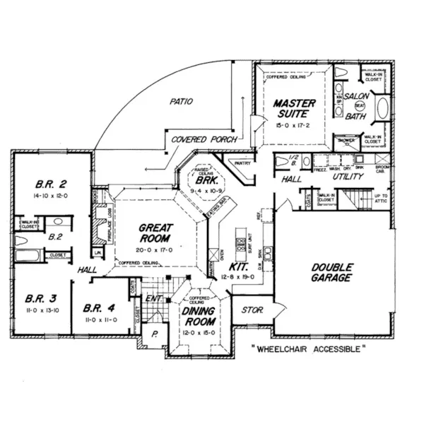 First Floor - Suwannee Ranch Home 060D-0291 - Shop House Plans and More