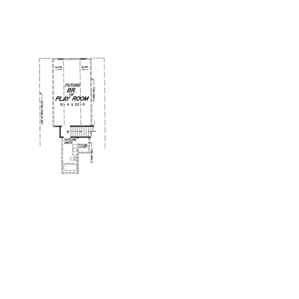 Ranch House Plan Second Floor - Howard Lane Ranch Home 060D-0295 - Shop House Plans and More