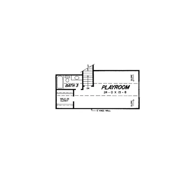 Traditional House Plan Second Floor - Ellie Lane Traditional Home 060D-0313 - Shop House Plans and More