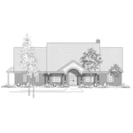 Ranch House Plan Front of Home - Haddock Cove Country Home 060D-0319 - Shop House Plans and More