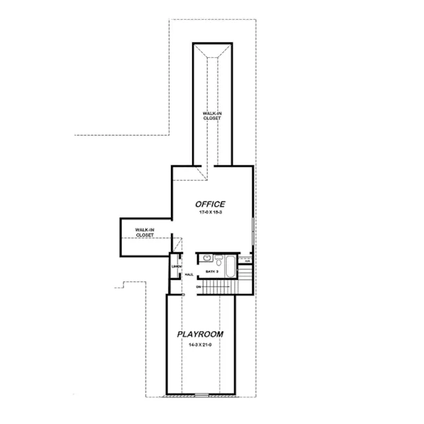 Country French House Plan Second Floor - Lantern Luxury Home 060D-0323 - Shop House Plans and More