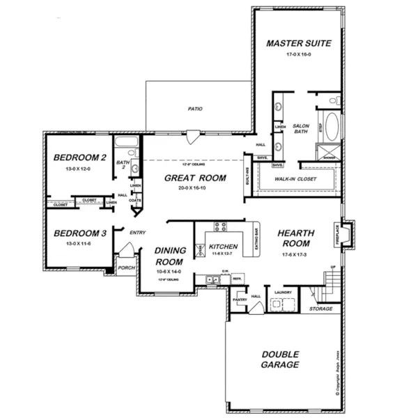 European House Plan First Floor - Malbec Point Luxury Home 060D-0324 - Shop House Plans and More