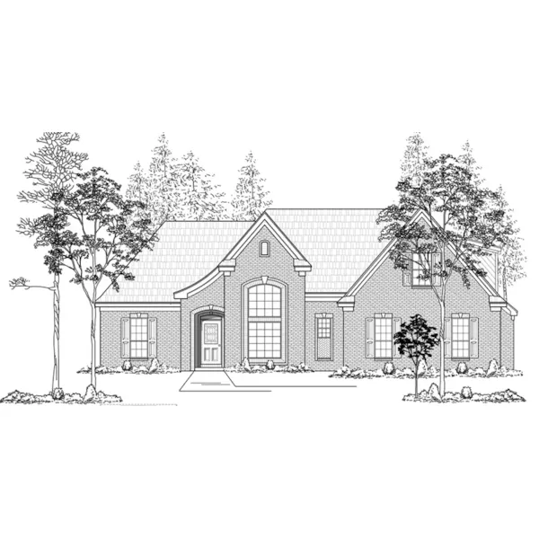 European House Plan Front of Home - Malbec Point Luxury Home 060D-0324 - Shop House Plans and More