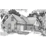 European House Plan Front of Home - Avila Traditional Home 060D-0343 - Shop House Plans and More