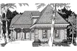 Traditional House Plan Front of Home - 060D-0355 - Shop House Plans and More