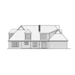 Rustic House Plan Rear Elevation - Dillaway Craftsman Home 060D-0414 - Shop House Plans and More