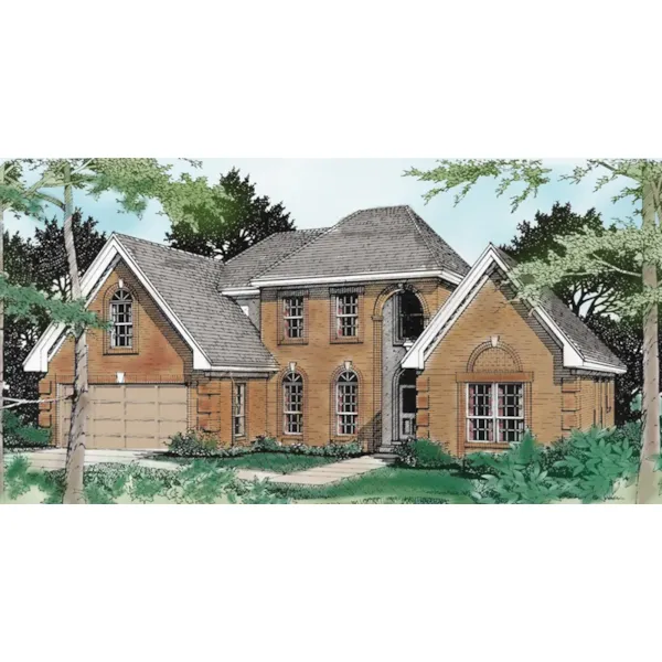 Cape Cod & New England House Plan Front of Home - Francis Lake Traditional Home 060D-0437 - Shop House Plans and More