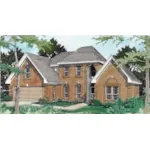 Cape Cod & New England House Plan Front of Home - Francis Lake Traditional Home 060D-0437 - Shop House Plans and More