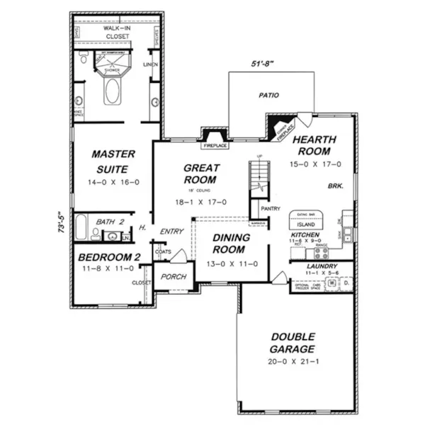 Traditional House Plan First Floor - Cowan European Home 060D-0445 - Shop House Plans and More