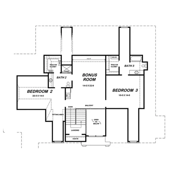 European House Plan Second Floor - Brinkley Place Luxury Home 060D-0535 - Shop House Plans and More