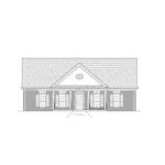 Traditional House Plan Front of Home - Smallwood Ranch Home 060D-0604 - Shop House Plans and More