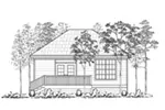 Country House Plan Front Image of House - Cady Lane Small Home 060D-0606 - Search House Plans and More