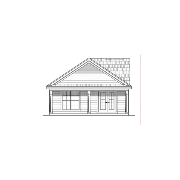 Traditional House Plan Front Photo 01 - Daleville Small Victorian Home 060D-0607 - Shop House Plans and More