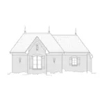 Neoclassical House Plan Front of Home - Donnan European Cottage 060D-0608 - Shop House Plans and More