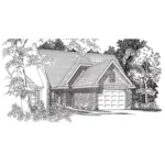 Traditional House Plan Front of House 060D-0616