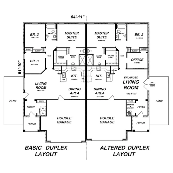 Traditional House Plan First Floor - 060D-0620 - Shop House Plans and More