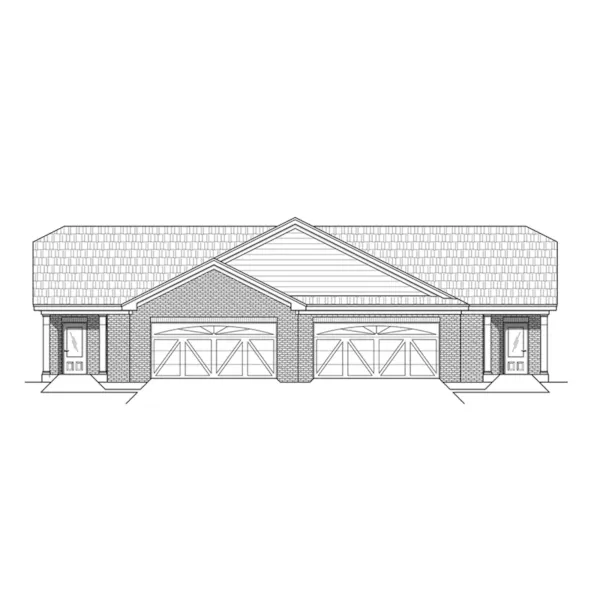 Traditional House Plan Front of Home - 060D-0620 - Shop House Plans and More