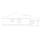 Ranch House Plan Left Elevation - Laurel Ranch Home 061D-0002 - Shop House Plans and More