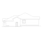 Ranch House Plan Right Elevation - Laurel Ranch Home 061D-0002 - Shop House Plans and More