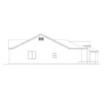 Sunbelt House Plan Left Elevation - Oxford Sunbelt Home 061D-0003 - Shop House Plans and More