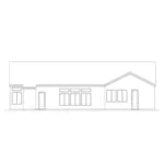 Sunbelt House Plan Rear Elevation - Oxford Sunbelt Home 061D-0003 - Shop House Plans and More