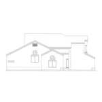 Florida House Plan Left Elevation - Rosemont Southwestern Style Home 061D-0004 - Shop House Plans and More