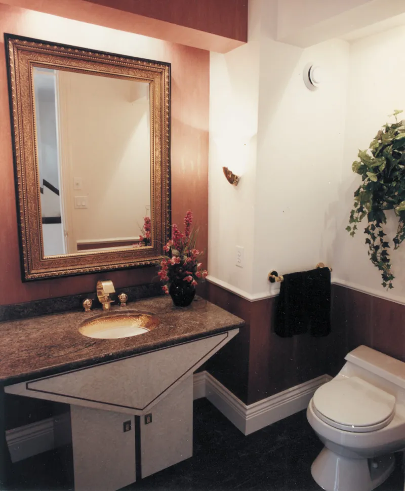 Sunbelt House Plan Bathroom Photo 01 - Elsah Landing Luxury Home 062D-0016 - Search House Plans and More