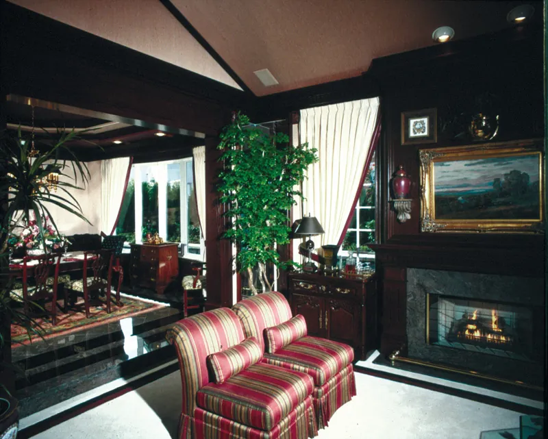 Sunbelt House Plan Living Room Photo 02 - Elsah Landing Luxury Home 062D-0016 - Search House Plans and More
