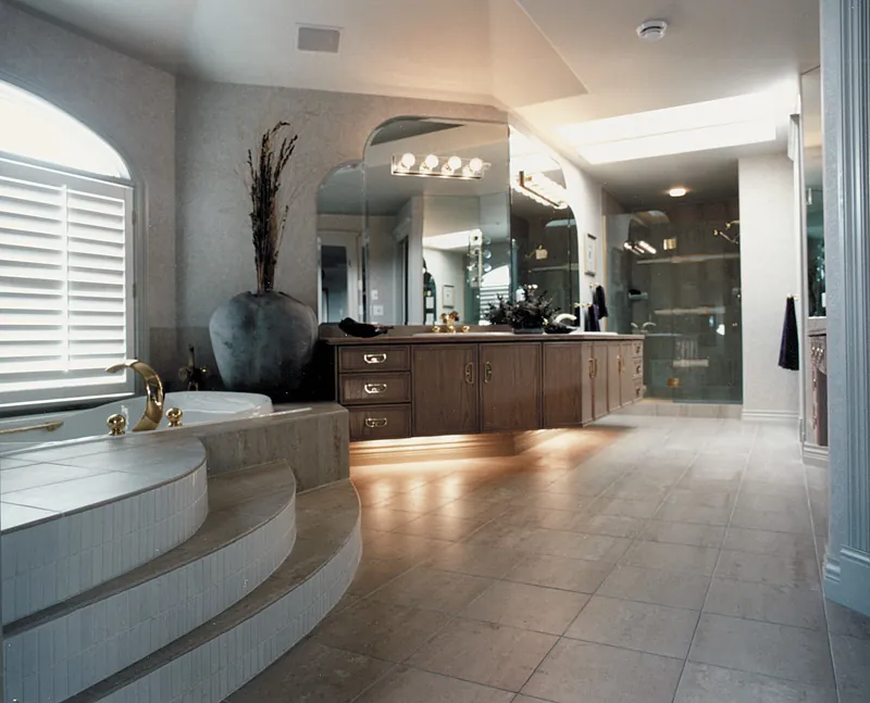 Sunbelt House Plan Master Bathroom Photo 01 - Elsah Landing Luxury Home 062D-0016 - Search House Plans and More