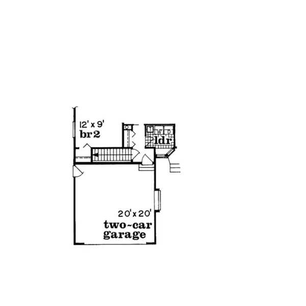 Ranch House Plan Optional Floor Plan - Gruner Place Luxury Home 062D-0024 - Search House Plans and More