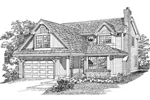 Traditional Two-Story House Has Cedar Shake Roof Shingles