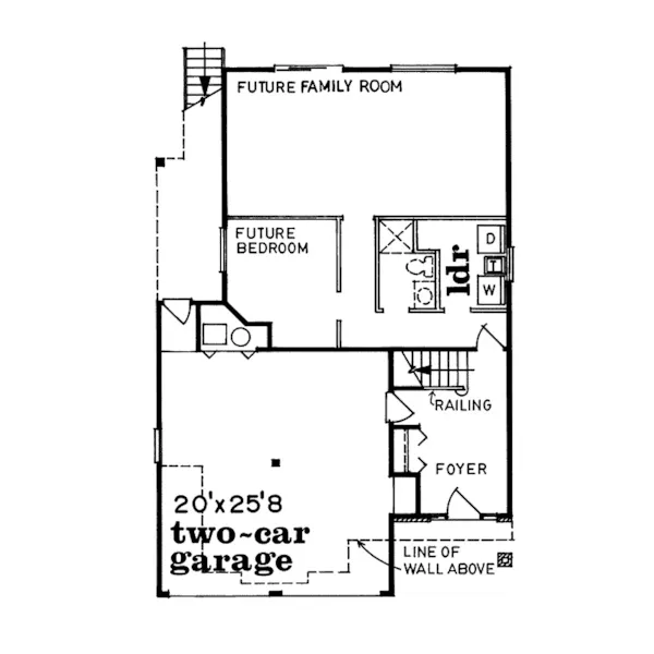 Traditional House Plan First Floor - Stromsburg Traditional Home 062D-0086 - Shop House Plans and More