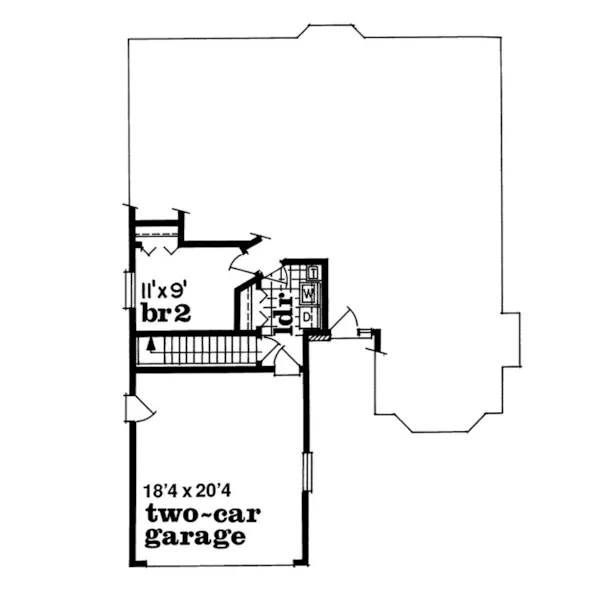 Modern House Plan Optional Floor Plan - Chester Heights Ranch Home 062D-0096 - Search House Plans and More