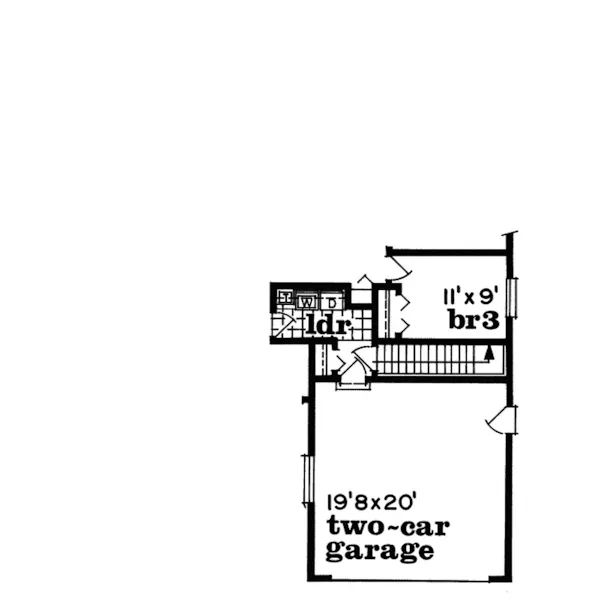 Victorian House Plan Optional Second Floor - Stanford Place Modern Ranch Home 062D-0098 - Shop House Plans and More