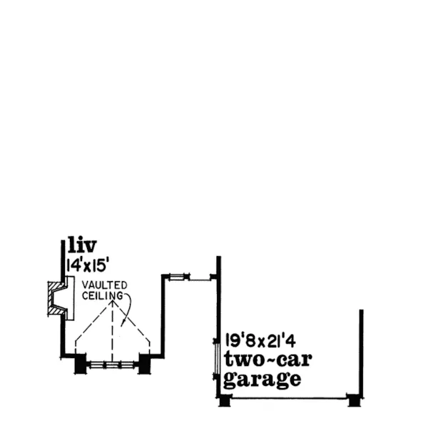 Victorian House Plan Optional Floor Plan - Stanford Place Modern Ranch Home 062D-0098 - Shop House Plans and More